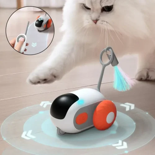 Remote Control Interactive Pet Car Toy USB Charging