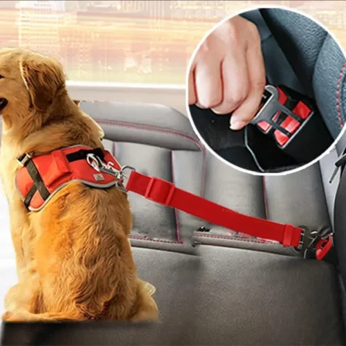 Dog Traction Belt Telescopic Rope Car Rope