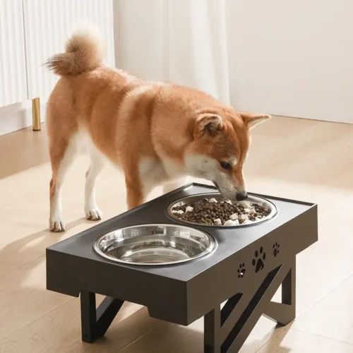 Pet Bowl Dog Bowl Pet Feeder Stainless Steel Bowl Folding Bowl