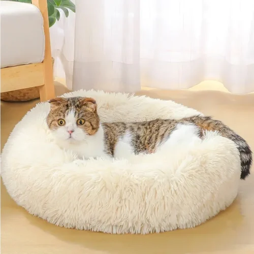 Super Soft Washable Long Plush Pet Kennel